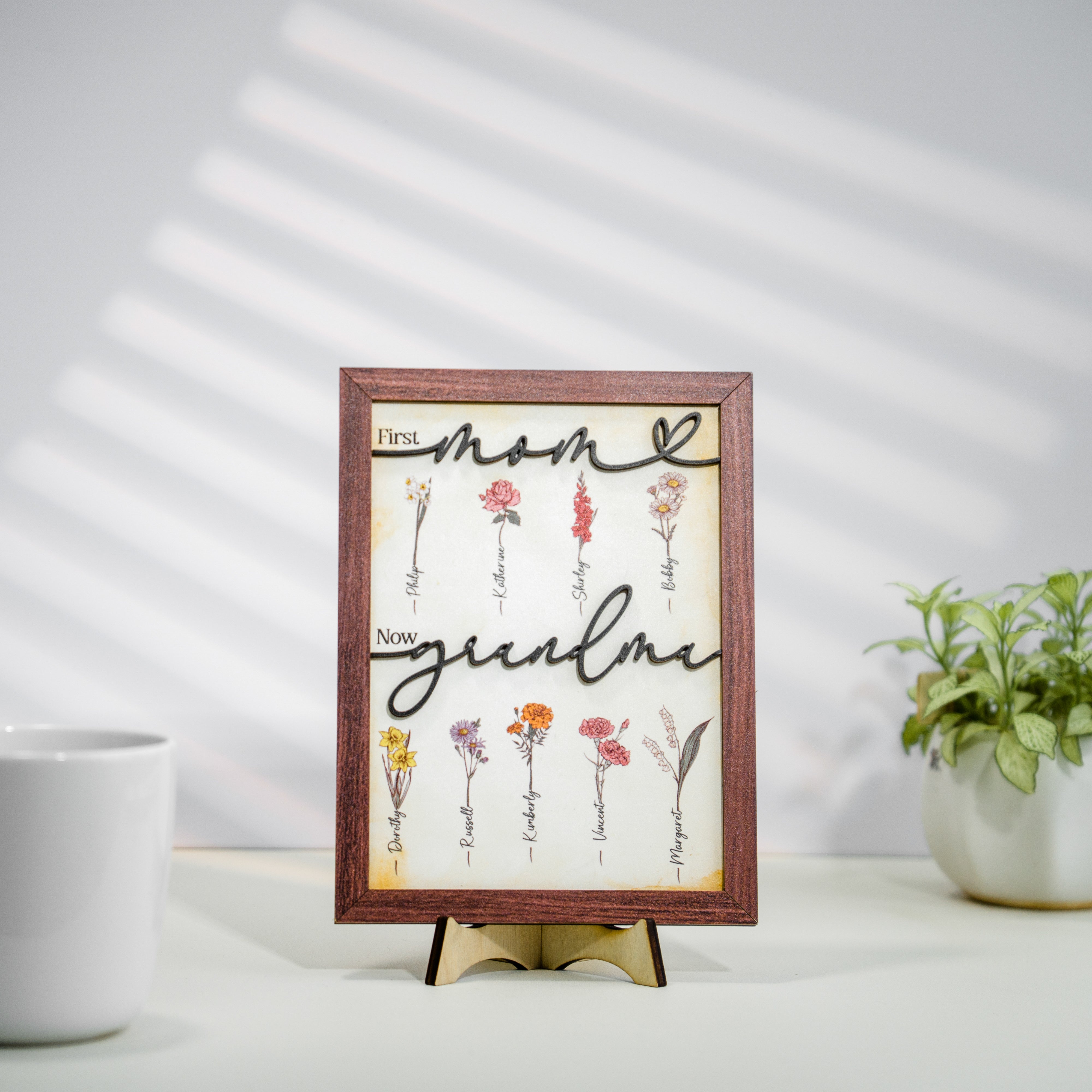 Personalized Mother Sign Mother's Day Puzzle Piece Sign (MX01)