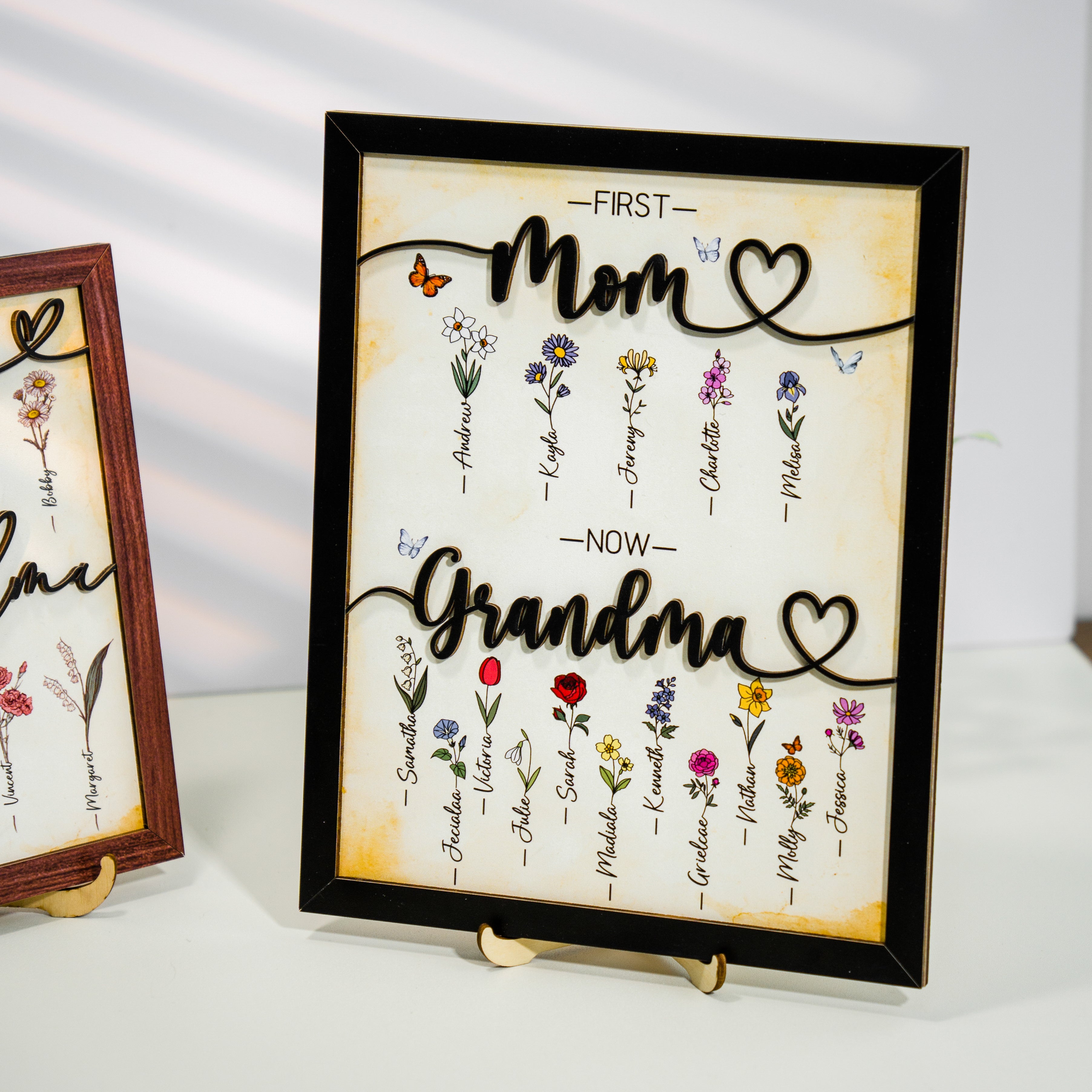 Personalized Mother Sign Mother's Day Puzzle Piece Sign (MX01)