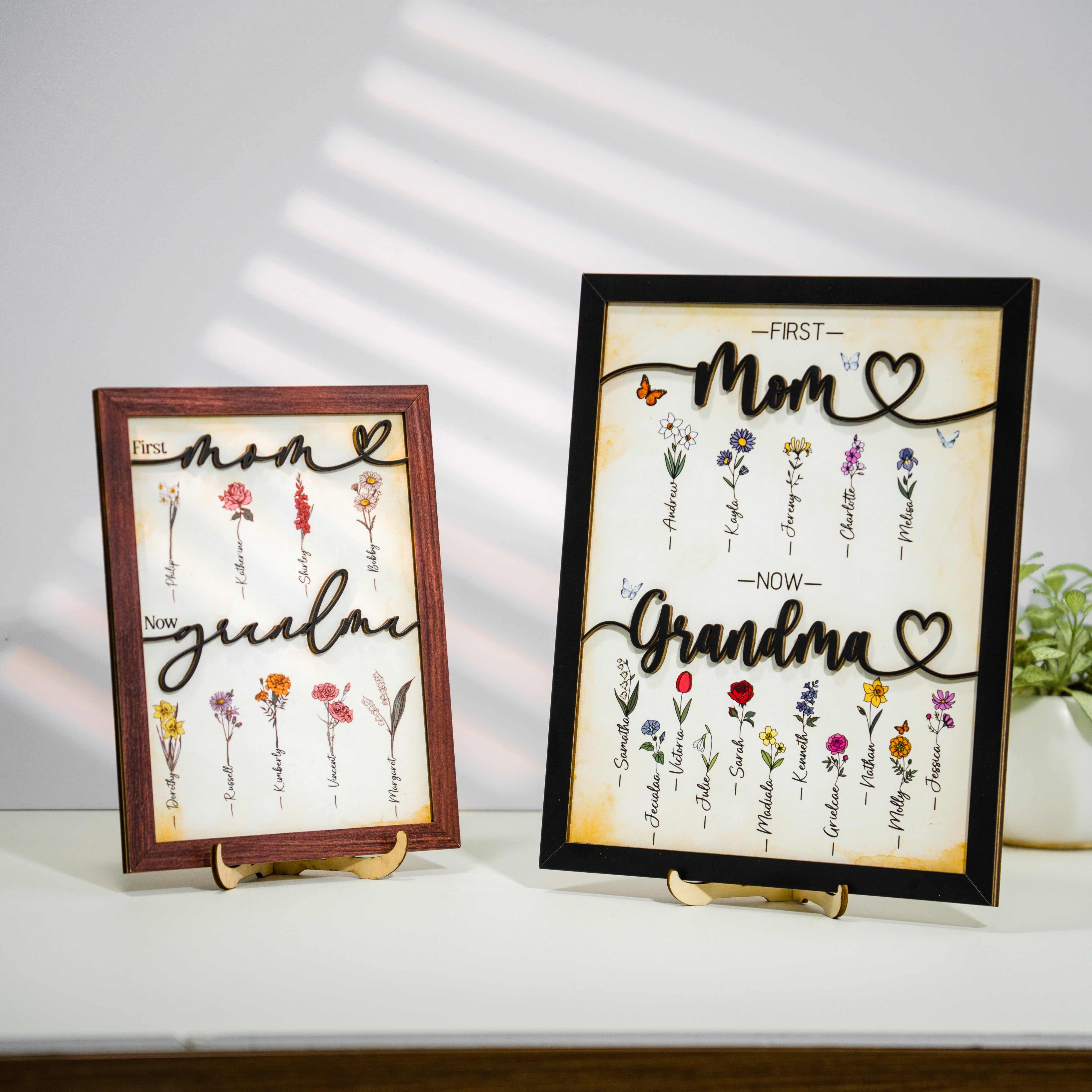 Personalized Mother Sign Mother's Day Puzzle Piece Sign (MX01)