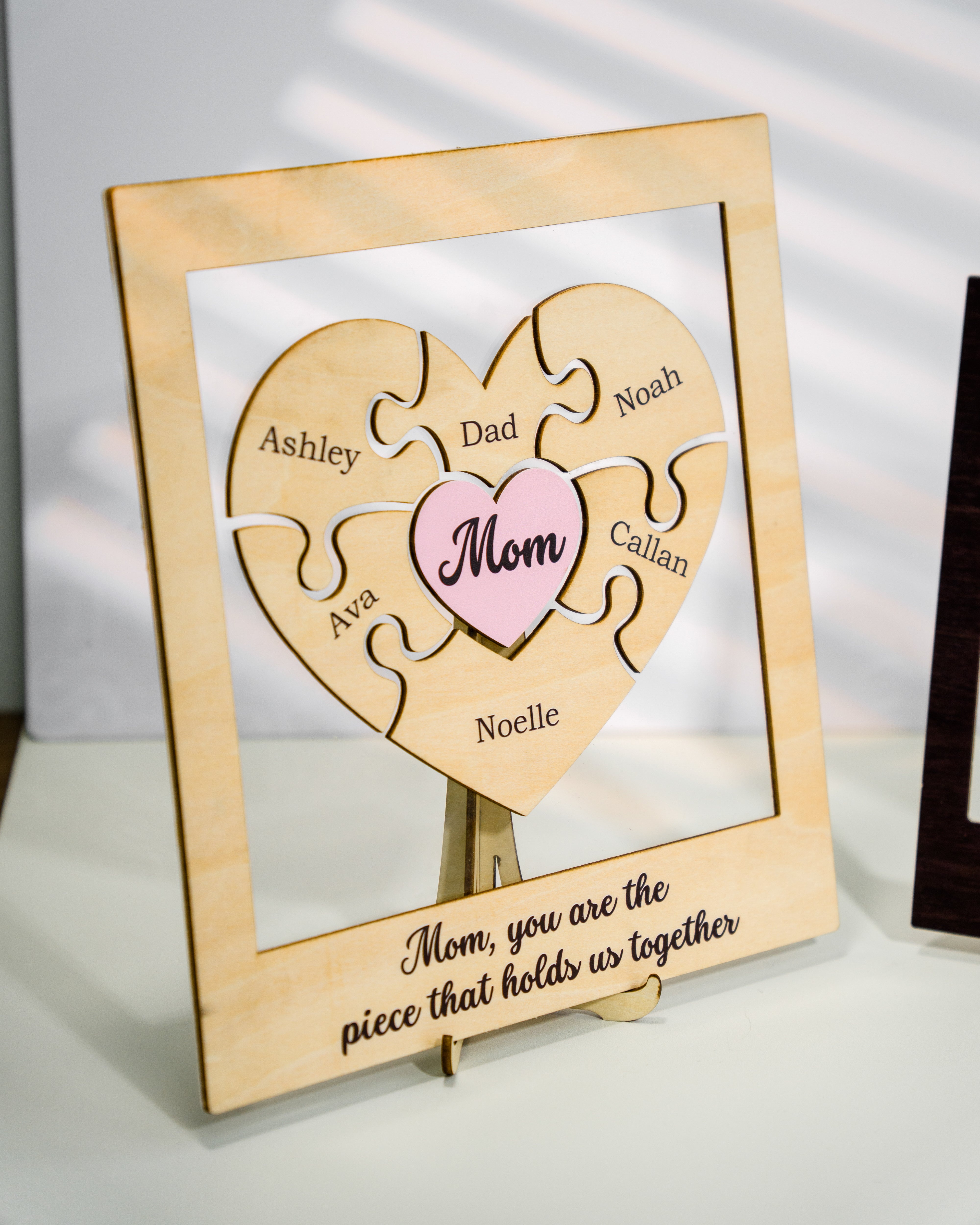 Personalized Mother Sign Mother's Day Puzzle Piece Sign (MS06)