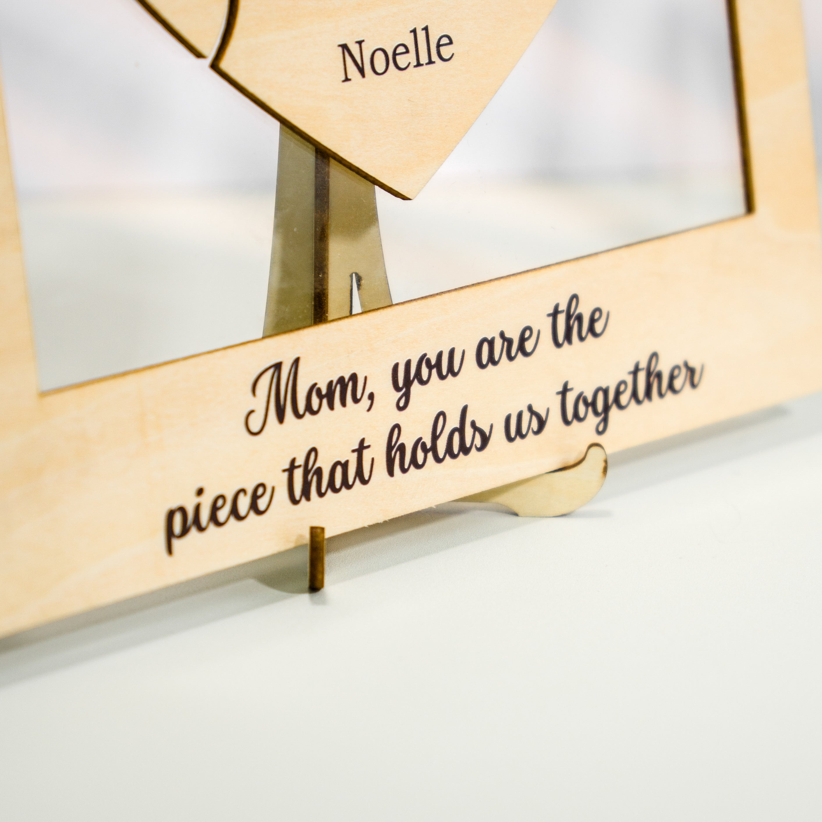 Personalized Mother Sign Mother's Day Puzzle Piece Sign (MS06)