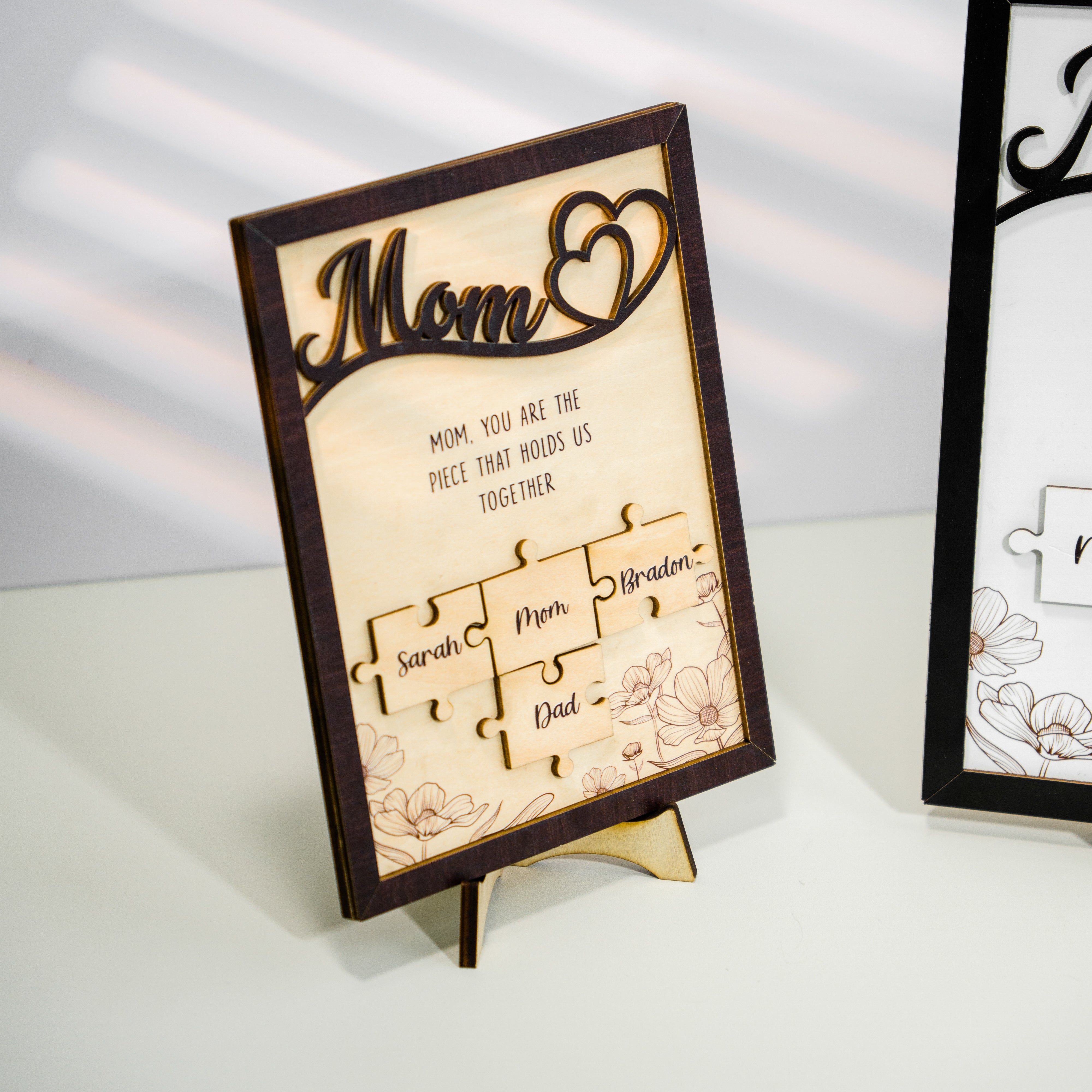 Personalized Mother Sign Mother's Day Puzzle Piece Sign (MS03)