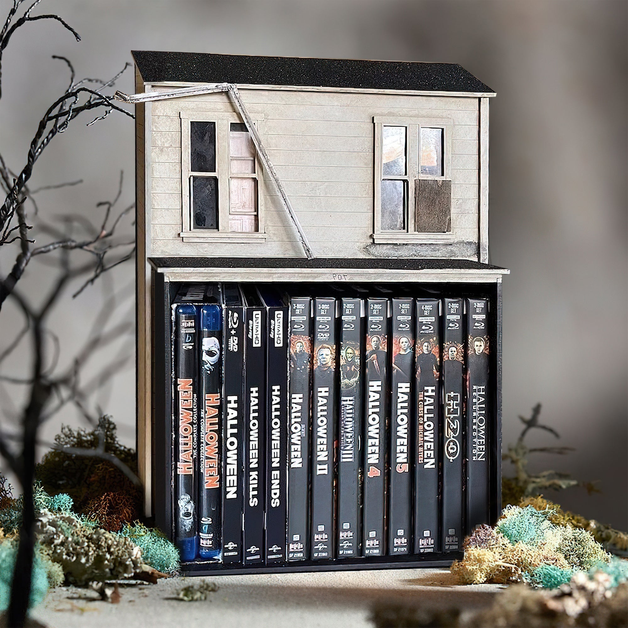 Halloween House Decorate Book & Media Storage (HM01)