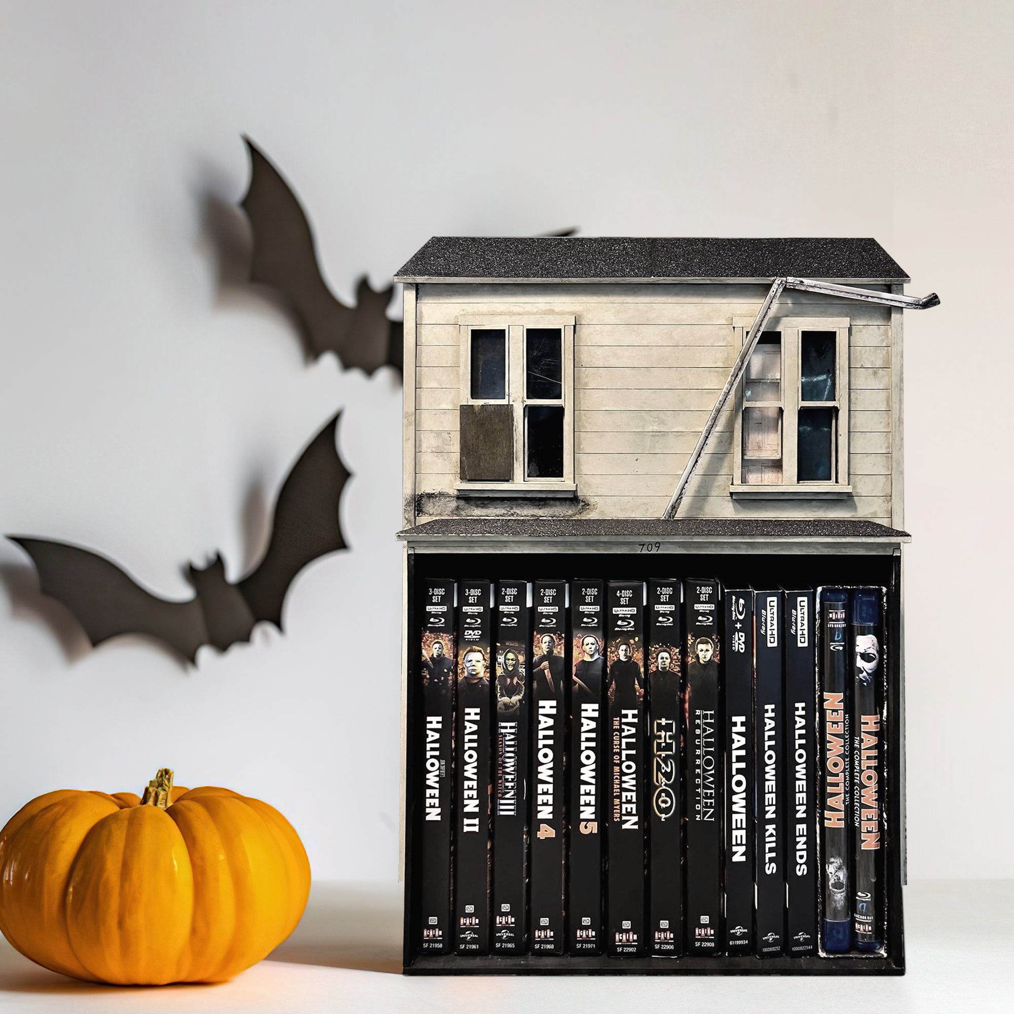 Halloween House Decorate Book & Media Storage (HM01)